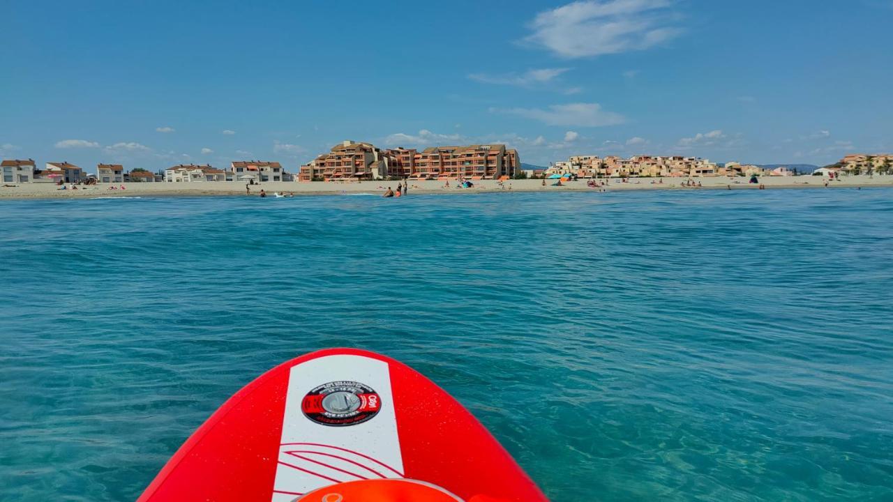Appt T1 Bis, Terrasse Face Mer, Renove, Climatise Leucate Bagian luar foto